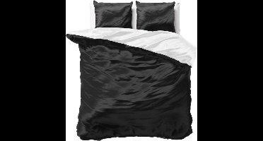 Dreamhouse Twee Kleuren Beauty Skin Care Dekbedovertrekset - Lits-Jumeaux - 240x200/220 + 2 kussenslopen 60x70 - Zwart/Wit