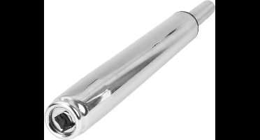 Deuba Gasveer Bureaustoel - tot 35,5cm 180kg Belastbaar - Zilver