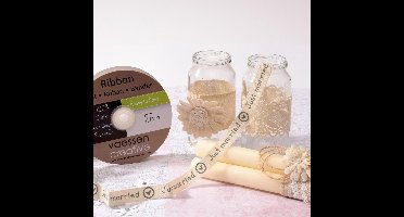 Vaessen Creative Lint - 20m 15mm - just married