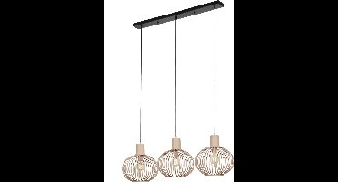 TRIO GILA - Hanglamp - Sand - excl. 3x E27 4 W - Plafondbevestiging - In hoogte verstelbaar