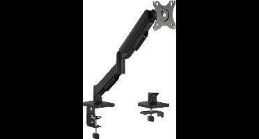 Bureaubeugel voor 17-27 inch scherm - 2 tot 9kg - met Veer - Eco - Zwart