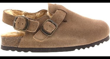 Dames Slippers Scholl Scholl Fae Backstrap Taupe - Maat 41