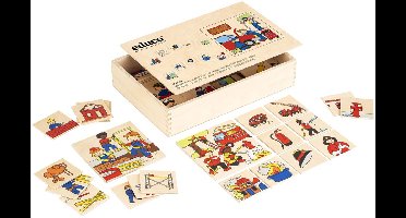 Beroepenproject - educatief spel - in houten kist - 34x20x6cm - Educo