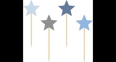 Feest prikkers sterretjes 8 stuks