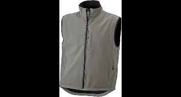 James and Nicholson Heren Waterdichte Softshell Vest (Olijfgroen)