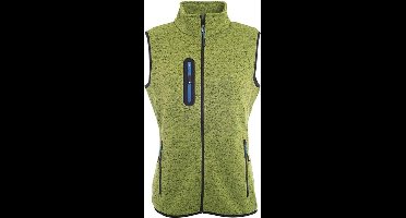 James and Nicholson Dames/dames Gebreid Vlies Vest (Kiwi Melange/Royal)