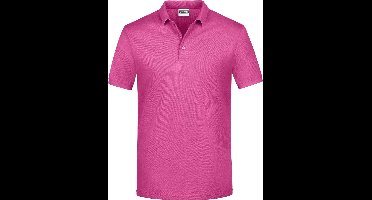 James And Nicholson Heren Basis Polo Shirt (Roze)