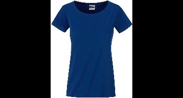 James and Nicholson Dames/dames Basic Organic Katoenen T-Shirt (Donker Koninklijk)