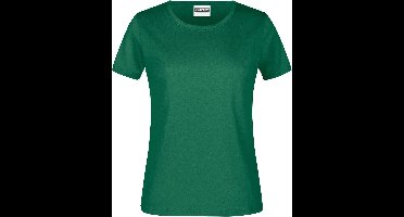 James And Nicholson Dames/dames Ronde Hals Basic T-Shirt (Iers Groen)