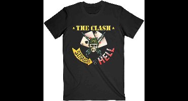 The Clash - Straight To Hell Single Heren T-shirt - M - Zwart