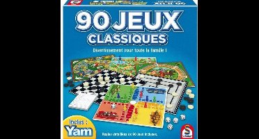 Schmidt Set van 90 Klassieke bordspellen - Voor het hele gezin - Vanaf 6 jaar