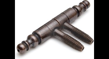 Meubel inboorpaumelle 11x80 mm vaaskop model verbronst