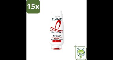 15 x L’Oréal Paris Elvive – Conditioner – Total Repair 5 – 200 ml - Grootverpakking - Vaatwasstrips - Herstel Haar - Beschadigd Haar - Ceramiden - Haar Herstellen - Haar Verzorgen