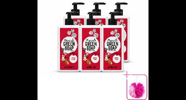 6 x Marcel's Green Soap - Handzeep Argan & Oudh - Plantaardig & duurzaam - 500 ml - Bulkverpakking - Handzeep - Douchemop - Natuurlijke handzeep