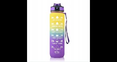 Hydrate Heroes Bidon Sport 1L met Maatstreep - Ideaal voor Fitness