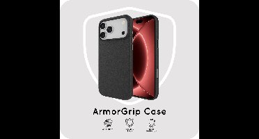 Just in Case hoesje geschikt voor iPhone 18 Pro Max / 17 Pro Max Hoesje - Drop Protection - Armor Case - Zwart