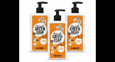 3 x Marcel's Green Soap - Handzeep - Sinaasappel & Jasmijn - Voor dagelijks gebruik - 500 ml - Voordeelverpakking - 3 stuks