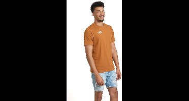 Umbro Wardrobe Elba T-shirt Met Korte Mouwen Bruin XL Man