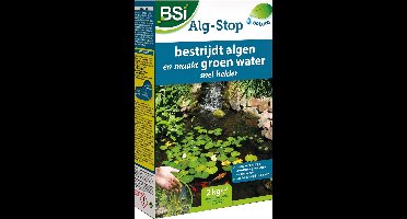 Alg-Stop - Maakt vijverwater helder - Zwemvijver - Algenbestrijding - 2 kg voor 100 m³