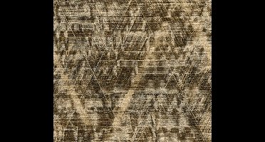DIAGONALE RUITEN BEHANG | Grafisch - goud zwart - A.S. Création The Bos