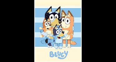 Bluey Fleece deken - Voor kinderen - Blauw
