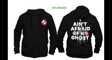 Ghostbusters - Zwart Heren Sweat Zippe Hoodie -S