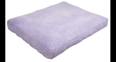 Coockoo Cozy Uni Hondenkussen - Hondenbed met Afneembare Wasbare Hoes - Anti-slip - Maat M 90x75x11cm - Paars