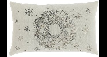 Unique Living - Sierkussen Tiril - 30x50cm - Wit