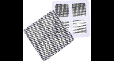 Scoby - Hor Repareren - Reparatieset voor Horren - Grijs - Horren Reparatie Set - 10x10cm - 3 Vellen - Raamhor - Kapotte Hor