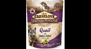 Carnilove Kwartel met gele wortel 1 x 300 gram