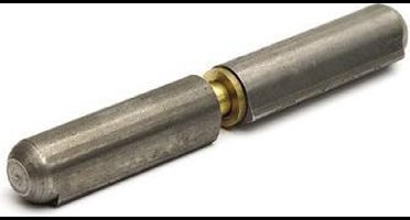 DX Aanlaspaumelle 180x22mm messing
