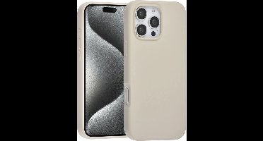 TUNIQ-Backcover iPhone 16 Pro Max - Premium Liquid silicone - Grijs