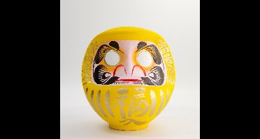 Tokyo Design Studio – Daruma Gelukspop – Geel – 25 cm – Japanse Decoratie