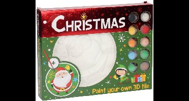 Wins Holland 3D-tegel schilderen kerst knutselset 17,5 cm creatief.