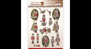 3D knipvel- Yvonne Creations - The Wonder of Christmas - Wonderful Nutcrackers - 1 stuks
