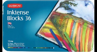 Inktense Blocks blik met 36 krijtjes