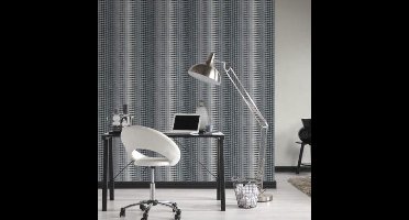 Mac Stopa Vliesbehang streep Grijs 32727-1