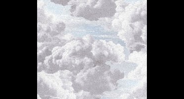 WOLKEN BEHANG | Modern 3D - Grijs Blauw Wit - LivingWalls Michalsky 5
