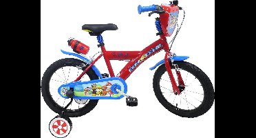 Paw Patrol 16 inch kinderfiets rood