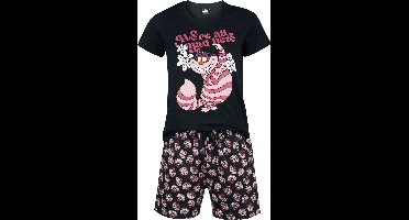 Alice in Wonderland Cheshire Cat - We're All Mad Here Pyjama meerkleurig Katoen -
