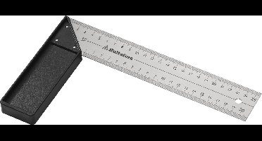 Hultafors winkelhaak ABS/RVS V 25 Semi-Pro 250 mm (310103)