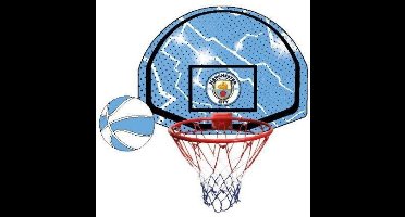 Manchester City - mini basketbalset - inclusief mini basketbal