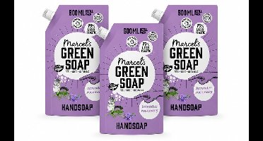 3 x Marcel’s Green Soap – Handzeep Navulling – Lavendel & Rozemarijn – 500 ml - Voordeelverpakking - 3 stuks