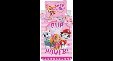 Paw Patrol dekbedovertrek Pup Power 140 x 200 cm - 70 x 90 cm (polyester)
