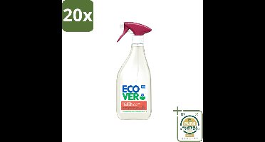 20 x Ecover - Oven- & Kookplaatreiniger - Power Cleaner - 500 ml - Wasstrips - Oven Reinigen - Kookplaat Reinigen - Vet Verwijderen - Plantaardige Reiniger - Vuil Verwijderen