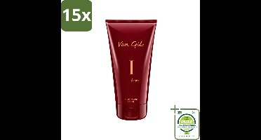 15 x Van Gils - Douchegel - I for Her - Zachte Reiniging & Luxe Geurbeleving - 150 ml - Grootverpakking - Vaatwasstrips - Douchegel Vrouwelijk - Reiniging Huid - Luxe Geur - Schuimende Douchegel - Hydraterende Douchegel