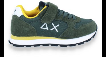 Sun 68 Jongens Sneaker Boy's Tom Solid Kid 74 Militare Scuro | Kaki | Maat: 34