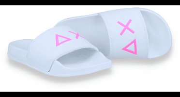 Sun 68 Meisjes Badslipper Girl's Slippers Logo Bianco | Wit | Maat: 33