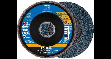 PFERD TOOLS POLIFAN PFC 115 Z60 PSF STEELOX/X-LOCK