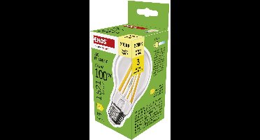 EMOS LED-lamp Filament A60 / E27 / 10,5 W (100 W) / 1521 lm / warmwit, ZF5D62